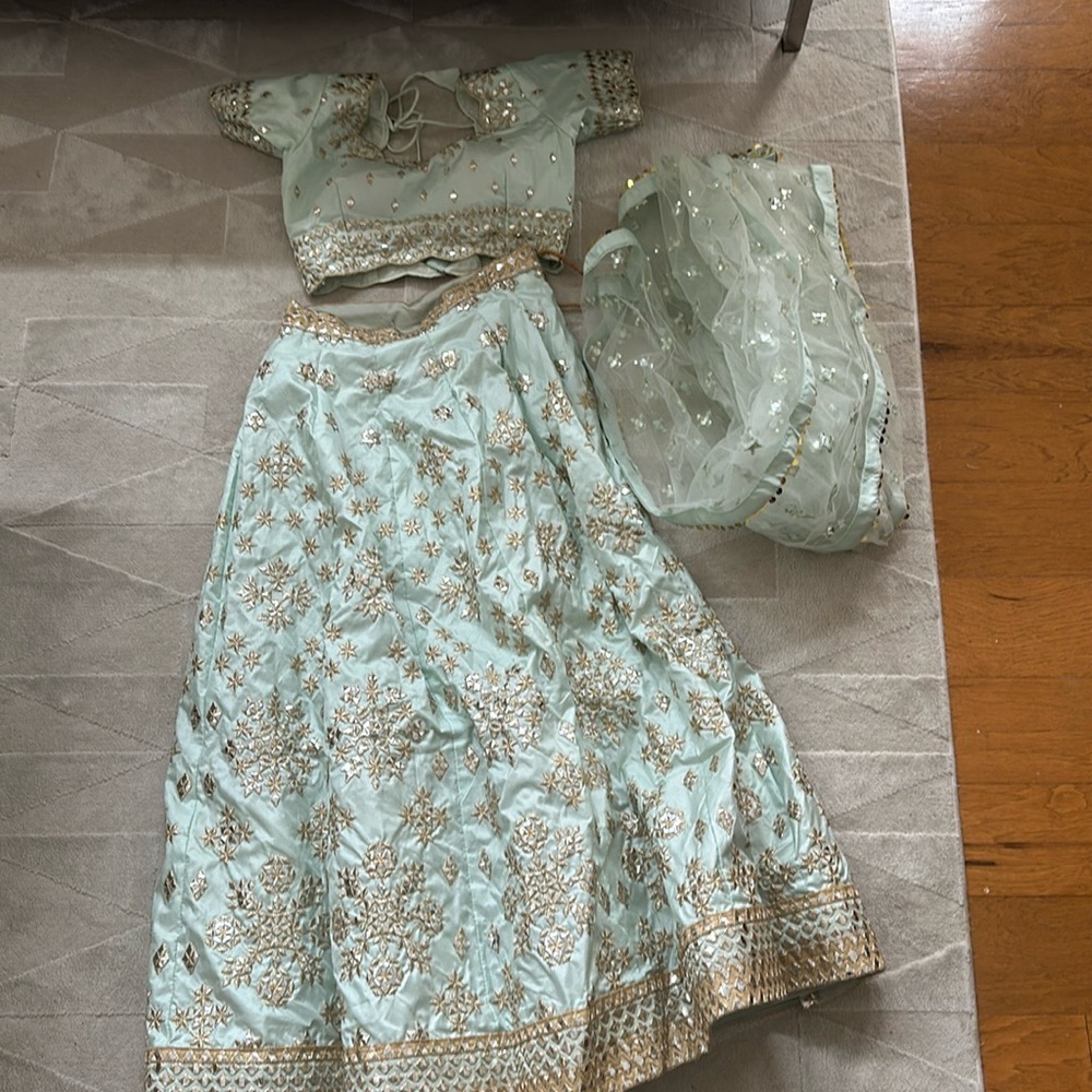 Custom made Indian wedding Saree